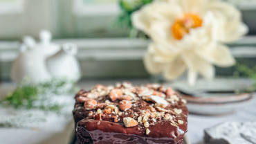 Ceci est une photographie de Gâteau chocolat amande sans gluten