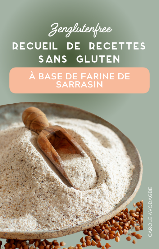 Ebook gratuit de recettes sans gluten à base de farine de sarrasin